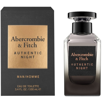 Abercrombie & Fitch Authentic Night Man EDT 100ml for Men Men's Fragrance