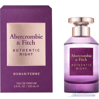 Abercrombie & Fitch Authentic Night Woman EDP 100ml for Women Women's Fragrance