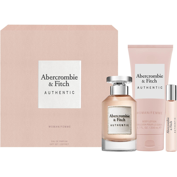 Abercrombie & Fitch Authentic Set (EDP 100ml + EDP 15ml + BL 200ml) for ...