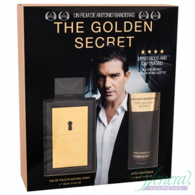 Antonio Banderas The Golden Secret Set (EDT 100ml + AS Balm 100ml) for Men Men's Gift sets