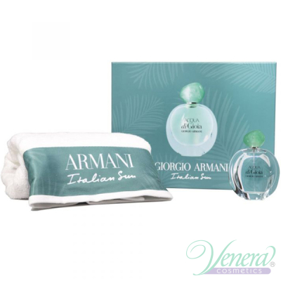 Armani Acqua Di Gioia Set (EDP 100ml + Towel) for Women Women's Gift sets