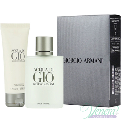 Armani Acqua Di Gio Set (EDT 50ml + AS Balm 75ml) for Men Men's Gift sets