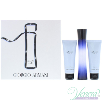 Armani Code Set (EDP 75ml + Body Lotion 75ml + Shower Gel 75ml) for Women Women's Gift sets