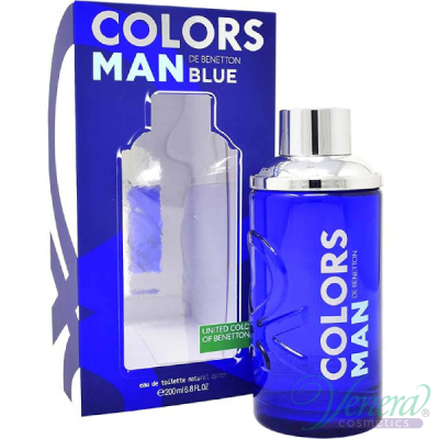 Benetton Colors Man Blue EDT 200ml for Men Men's Fragrance