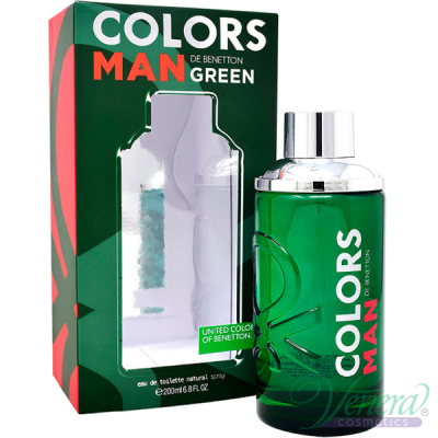 Benetton Colors Man Green EDT 200ml for Men Men's Fragrance