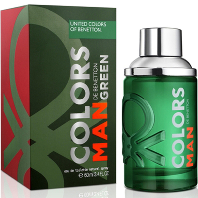 Benetton Colors Man Green EDT 60ml for Men Men's Fragrance