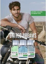 Benetton United Dreams Men Aim High EDT 100mll for Men Without Package Men's Fragrances without package