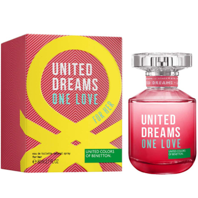 Benetton United Dreams One Love EDT 80ml for Women Women's Fragrance