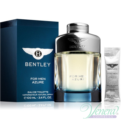 Bentley Bentley for Men Azure EDT 100ml + After Shave Balm 5ml for Men Men's Fragrance