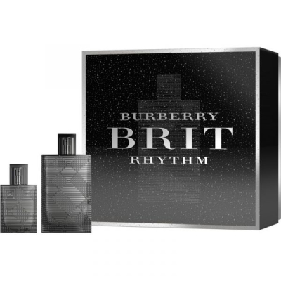 Burberry Brit Rhythm Set (EDT 90ml + EDT 30ml) for Men Men's Gift sets