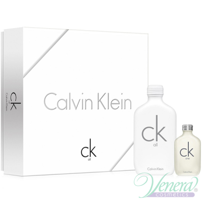 Calvin Klein CK All Set (EDT 100ml + CK One EDT 15ml) for Men and Women Unisex Gift sets