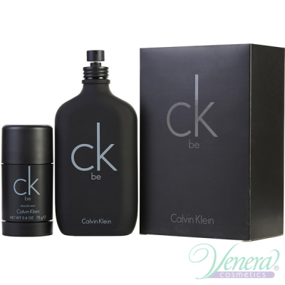 Calvin Klein CK Be Set (EDT 200ml + Deo Stick 75ml) for Men and Women Women's Fragrance