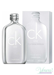 Calvin Klein CK One Platinum Edition EDT 100ml for Men and Women Unisex Fragrances
