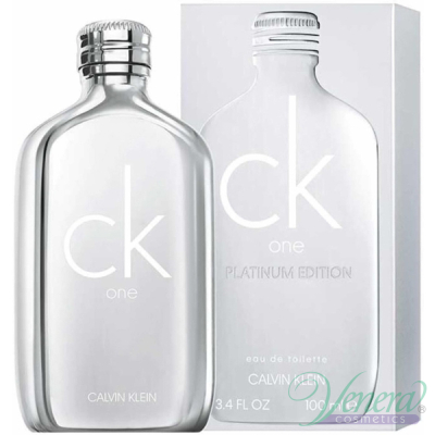 Calvin Klein CK One Platinum Edition EDT 100ml for Men and Women Unisex Fragrances