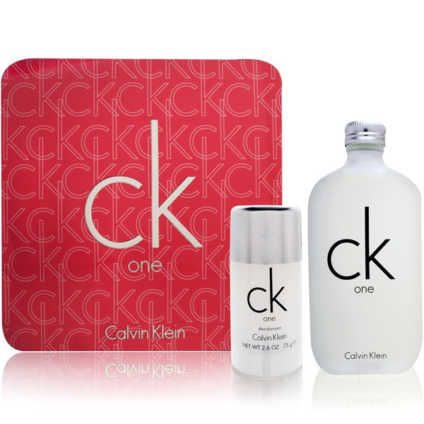 Calvin Klein CK One Set (EDT 100ml + Deo Stick 75ml) for Men and Women ...