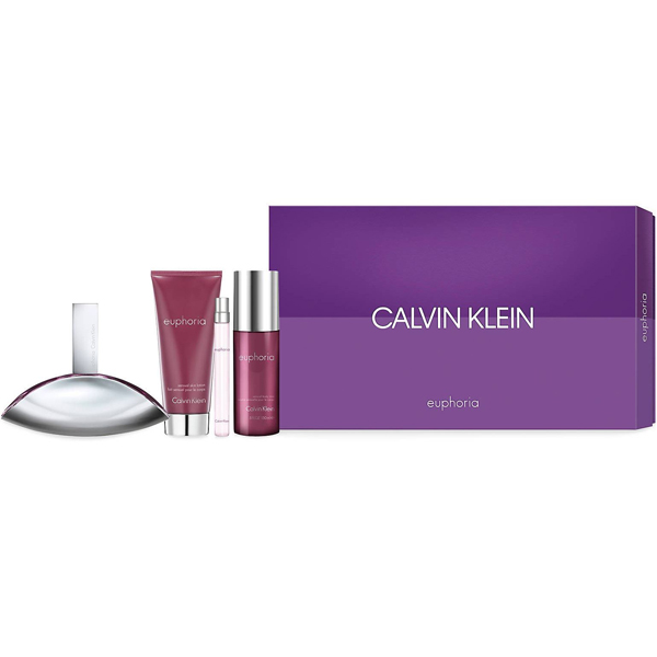 Calvin Klein Euphoria Set (EDP 100ml + EDP 10ml + BL 100ml + Body Mist  150ml) for Women | Venera Cosmetics