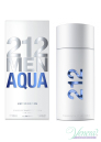 Carolina Herrera 212 Men Aqua EDT 100ml for Men Without Package Men's Fragrances without package