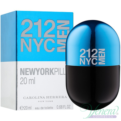 Carolina Herrera 212 NYC Men Pills EDT 20ml for Men Men's Fragrance