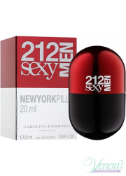 Carolina Herrera 212 Sexy Men Pills EDT 20ml for Men Men's Fragrance