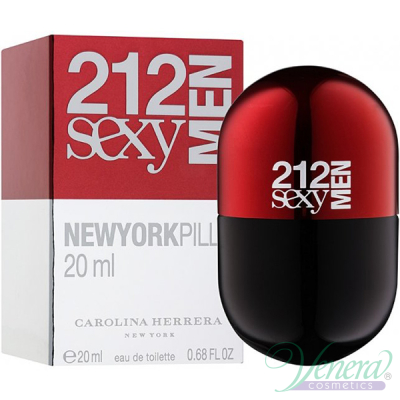 Carolina Herrera 212 Sexy Men Pills EDT 20ml for Men Men's Fragrance