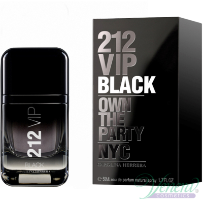 Carolina Herrera 212 VIP Black EDP 50ml for Men Men's Fragrance