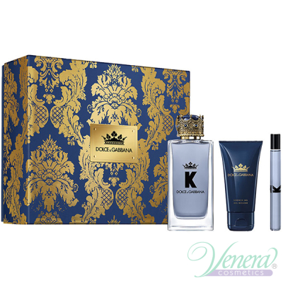 Dolce&Gabbana K by Dolce&Gabbana Set (EDT 100ml + EDT 10ml + SG 50ml) for Men Men's Gift sets