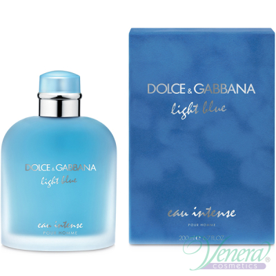 Dolce&Gabbana Light Blue Eau Intense Pour Homme EDP 200ml for Men Men's Fragrance