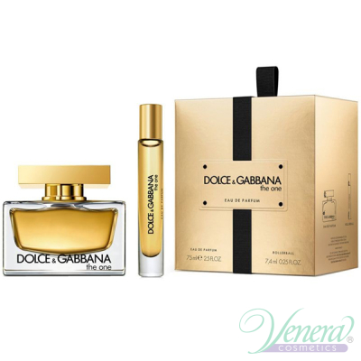 Dolce&Gabbana The One Set (EDP 75ml + EDP 7.4ml) for Women Women's Gift sets