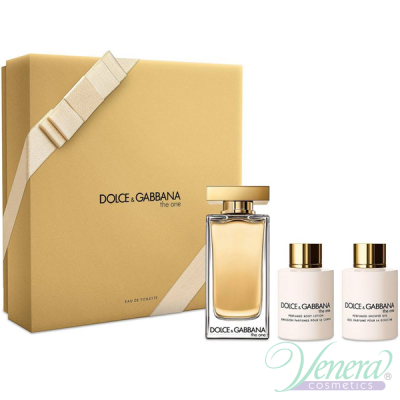 Dolce&Gabbana The One Eau de Toilette Set (EDT 100ml + BL 100ml + SG 100ml) for Women Women's Gift sets