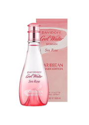 Davidoff Cool Water Sea Rose Caribbean Summer EDT 100ml for Women Without Package Women's Fragrances without package