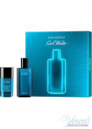 Davidoff Cool Water Set (EDT 75ml + Deo Stick 75ml) for Men Men's Gift sets