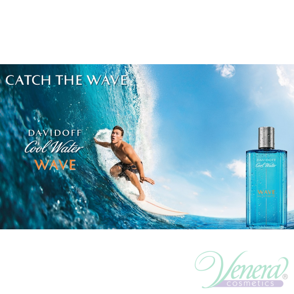 Davidoff Cool Water Wave EDT Cosmetics 125ml Venera for Men 