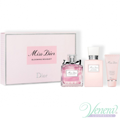 Dior Miss Dior Blooming Bouquet Set (EDT 50ml + Body Milk 75ml + Hand Cream) for Women Women's Gift sets