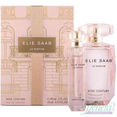 Elie Saab Le Parfum Rose Couture Set (EDT 90ml + EDT 10ml) for Women Women's Gift sets