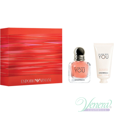 Emporio Armani In Love With You Set (EDP 30ml + Body Lotion 50ml) for Women Women's Gift sets
