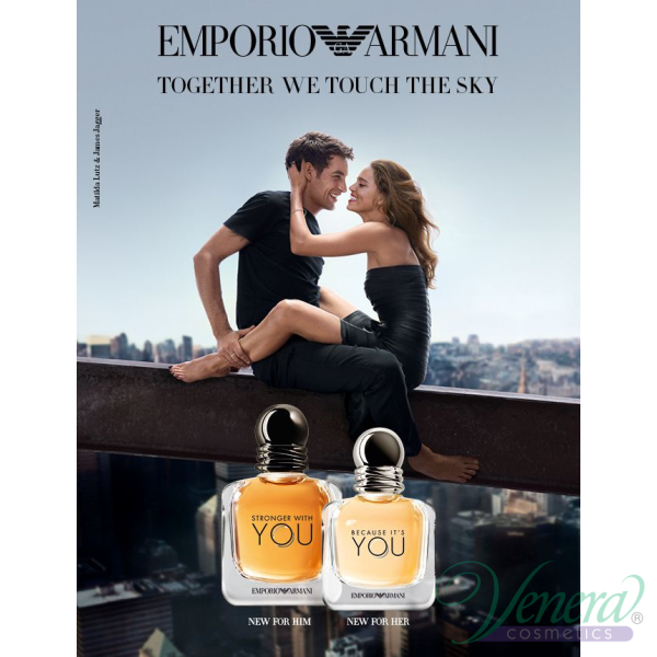Giorgio Armani Emporio Armani Stronger With You - Set (edt/100ml + edt/15ml  + sh/gel/75ml)
