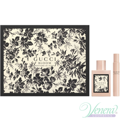 Gucci Bloom Nettare di Fiori Set (EDP 50ml + EDP 7.4ml) for Women Women's Gift sets