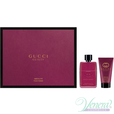 Gucci Guilty Absolute Pour Femme Set (EDP 50ml + BL 50ml) for Women Women's Gift sets