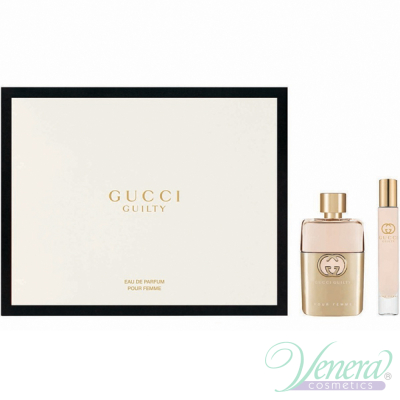 Gucci Guilty Eau de Parfum Set (EDP 50ml + EDP 7,4ml Roller Ball) for Women Women's Gift sets