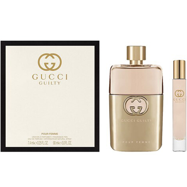 Gucci Guilty Eau de Parfum Set (EDP 90ml EDP 7,4ml Roller for Women | Venera Cosmetics