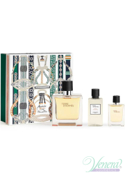 Hermes Terre D'Hermes Set (EDP 75ml + EDP 12.5ml + After Save Balm 40ml) for Men Men's Gift sets