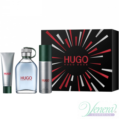 Hugo Boss Hugo Set (EDT 125ml + Deo Spray 150ml + SG 50ml) for Men ...