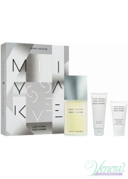 Issey Miyake L'Eau D'Issey Pour Homme Set (EDT 125ml + AS Balm 75ml + SG 75ml) for Men Men's Gift sets