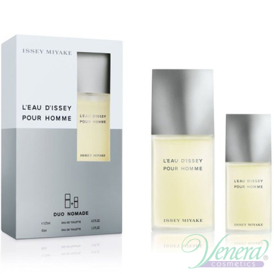Issey Miyake L'Eau D'Issey Pour Homme Set (EDT 125ml + EDT 40ml) for Men  Men's Gift sets