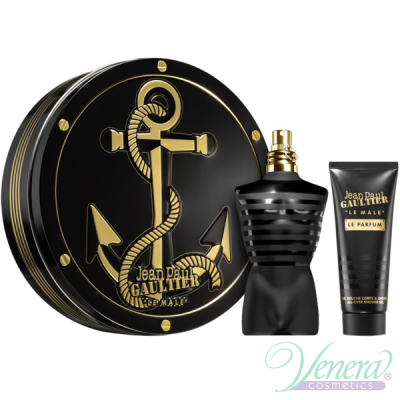 Jean Paul Gaultier Le Male Le Parfum Set (EDP 125ml + SG 75ml) for Men Men's Gift Sets