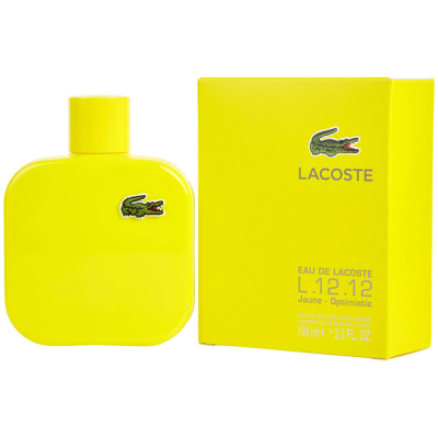 Lacoste Eau de Lacoste L.12.12 Jaune - Optimistic (Yellow) EDT 50ml for Men Men's Fragrances