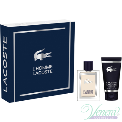 Lacoste L'Homme Lacoste Set (EDT 100ml + SG 150ml) for Men Men's Gift sets