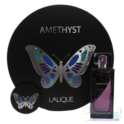 Lalique Amethyst Set (EDP 100ml + Mirror) for Women Women's Gift sets