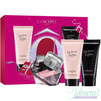 Lancome La Nuit Tresor Set (EDP 30ml + BL 50ml + SG 50ml) for Women Women's Gift sets
