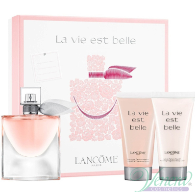 Lancome La Vie Est Belle Set (EDP 75ml + BL 50ml + SG 50ml) for Women Women's Gift sets